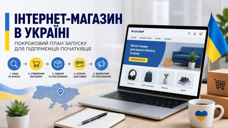 Інтернет-магазин в Україні: покроковий план запуску для підприємця-початківця